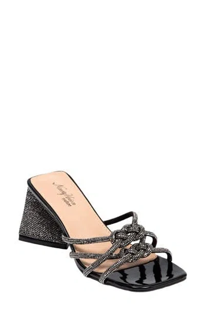 Ninety Union Chic Square Toe Sandal In Black