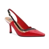 Ninety Union Color Block Slingback In Red