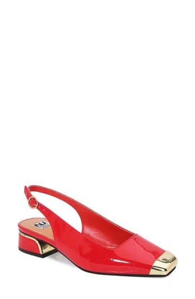 Ninety Union Empress Tipped Slingback Pump In Red