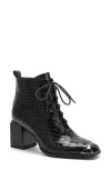 Ninety Union Fantastic Lace Up Boot In Black