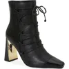 Ninety Union Farah Square Toe Bootie In Black