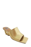 Ninety Union Florence Square Toe Mule In Gold