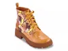 Ninety Union Freeway Lug Sole Combat Boot In Brown