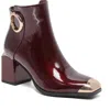 Ninety Union Frisco Cap Toe Bootie In Burgundy