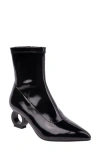 Ninety Union Greece Pointed Toe Bootie In Black