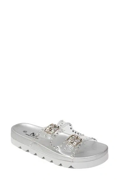 Ninety Union Havan Buckle Sandal In Silver