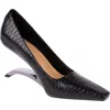 Ninety Union Intense Snake Embossed Pump In Black Snake
