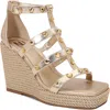 Ninety Union Jewel Multi Strap Wedge Sandal