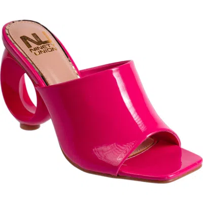 Ninety Union Jloo Slide Pump In Berry