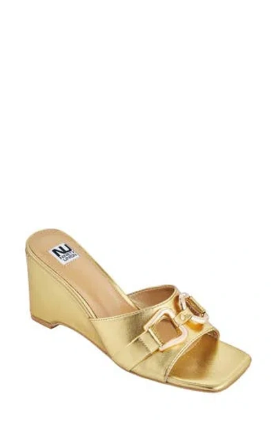 Ninety Union Kensy Wedge Sandal In Gold