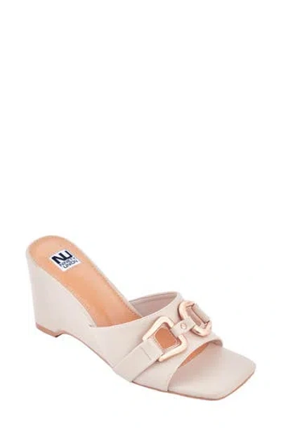 Ninety Union Kensy Wedge Sandal In Ivory