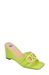 Ninety Union Kensy Wedge Sandal In Lime