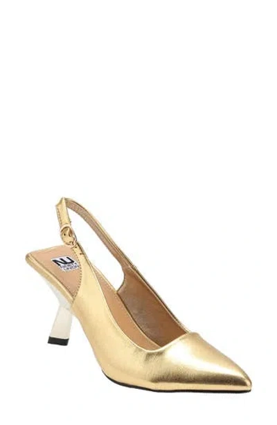 Ninety Union Koko Slingback Pump In Gold