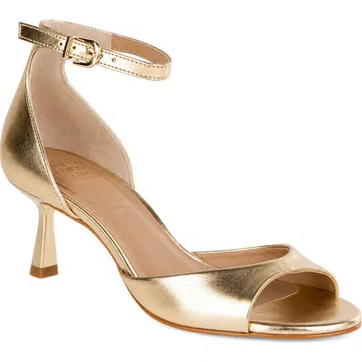 Ninety Union Korsia Ankle Strap Sandal In Gold