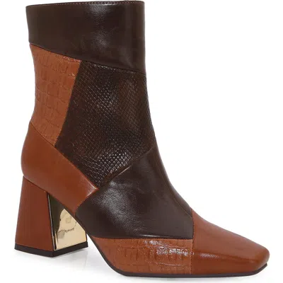 Ninety Union Leah Block Heel Bootie In Multi