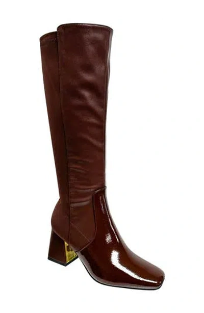 Ninety Union Lexington Knee High Boot In Brown