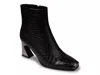 Ninety Union Lima Croc Embossed Boot In Black