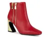 Ninety Union Square Toe Boot In Red