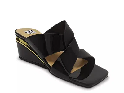 Ninety Union Magical Wedge Sandal In Black