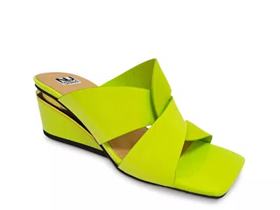 Ninety Union Magical Wedge Sandal In Green