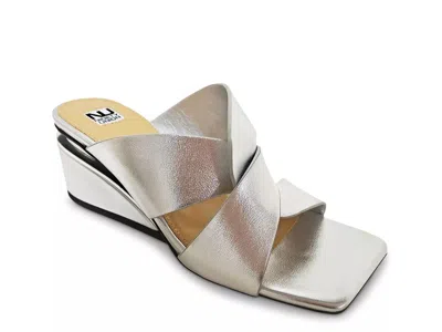 Ninety Union Magical Wedge Sandal In Silver