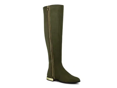 Ninety Union Majestic Overtheknee Boot In Green