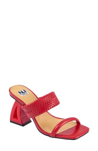 Ninety Union Malibu Slide Sandal In Red