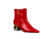 Ninety Union Metallic Square Heel Bootie