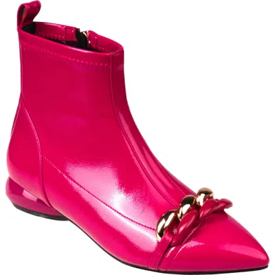 Ninety Union Milan Chain Bootie In Fuchsia