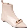 Ninety Union Milan Chain Bootie In Ivory