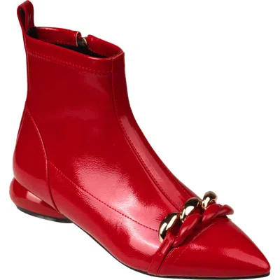 Ninety Union Milan Chain Bootie In Red