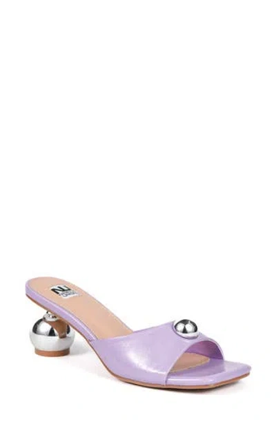 Ninety Union Milano Orb Heel Slide Sandal In Purple