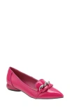 Ninety Union Mira Pointed Toe Flat In Fuchsia