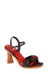Ninety Union Nora Bow Ankle Strap Sandal In Multi