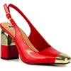 Ninety Union Nova Slingback Pump In Red