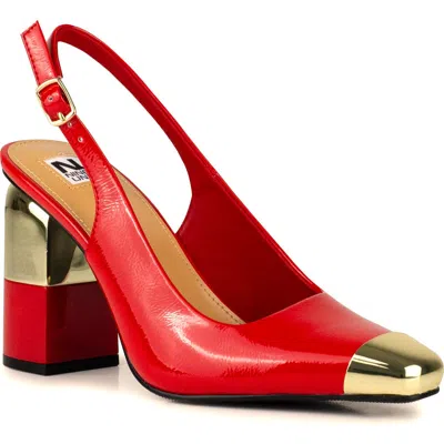 Ninety Union Nova Slingback Pump In Red