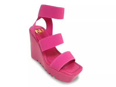 Ninety Union Paige Platform Sandal In Pink