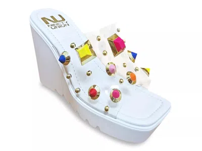 Ninety Union Palm Beach Wedge Sandal In Multi