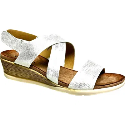 Ninety Union Panama Slingback Wedge Sandal In Multi