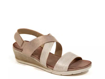 Ninety Union Panama Wedge Sandal In Brown