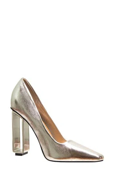Ninety Union Pandora Patent Pump In Silver