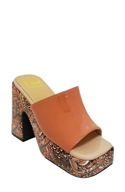 Ninety Union Porto Platform Sandal In Camel Multi