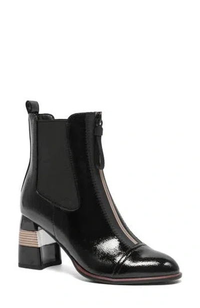Ninety Union Rachel Top Zip Bootie In Black