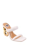 Ninety Union Raddle Square Toe Sandal In White