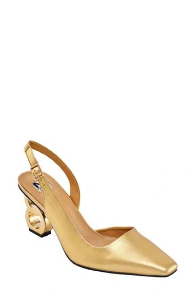 Ninety Union Rain Slingback Pump In Gold