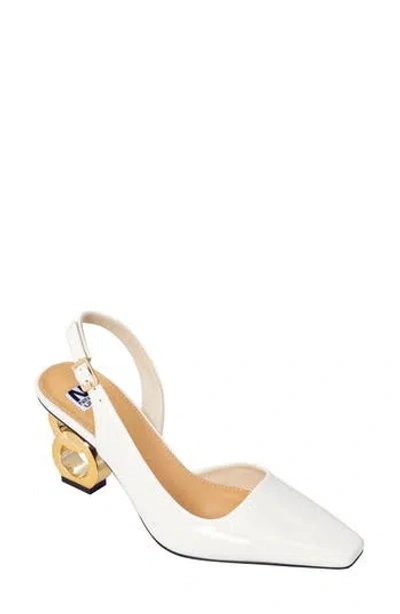 Ninety Union Rain Slingback Pump In Ivory