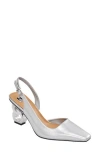 Ninety Union Rain Slingback Pump In Silver