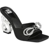 Ninety Union Regal Bow Slide Sandal In Black
