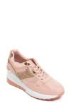 Ninety Union Relax Wedge Sneaker In Pink