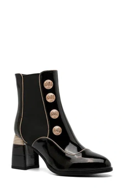 Ninety Union Rhea Faux Leather Bootie In Black
